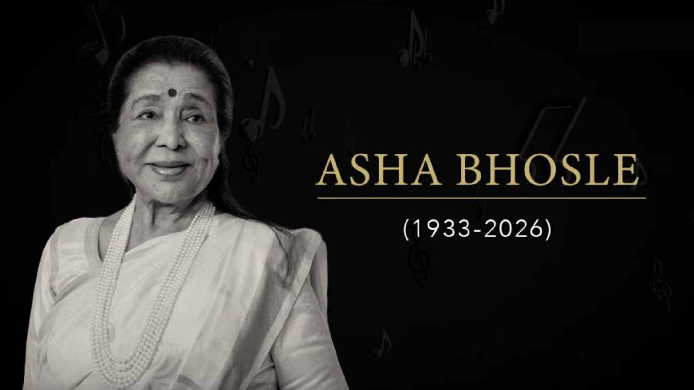 Asha Bhosle Passes Away : PM Narendra Modi pays tribute