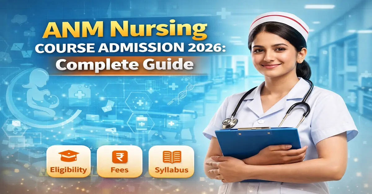 ANM Nursing Course Admission 2026: Complete Guide
