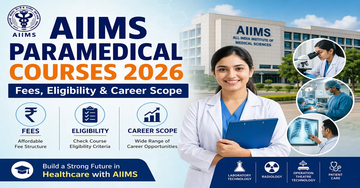 AIIMS Paramedical Courses 2026: Fees, Eligibility & Career Scope