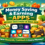 Top 20 Best Money Saving and Earning Apps Without Investment in India 2026