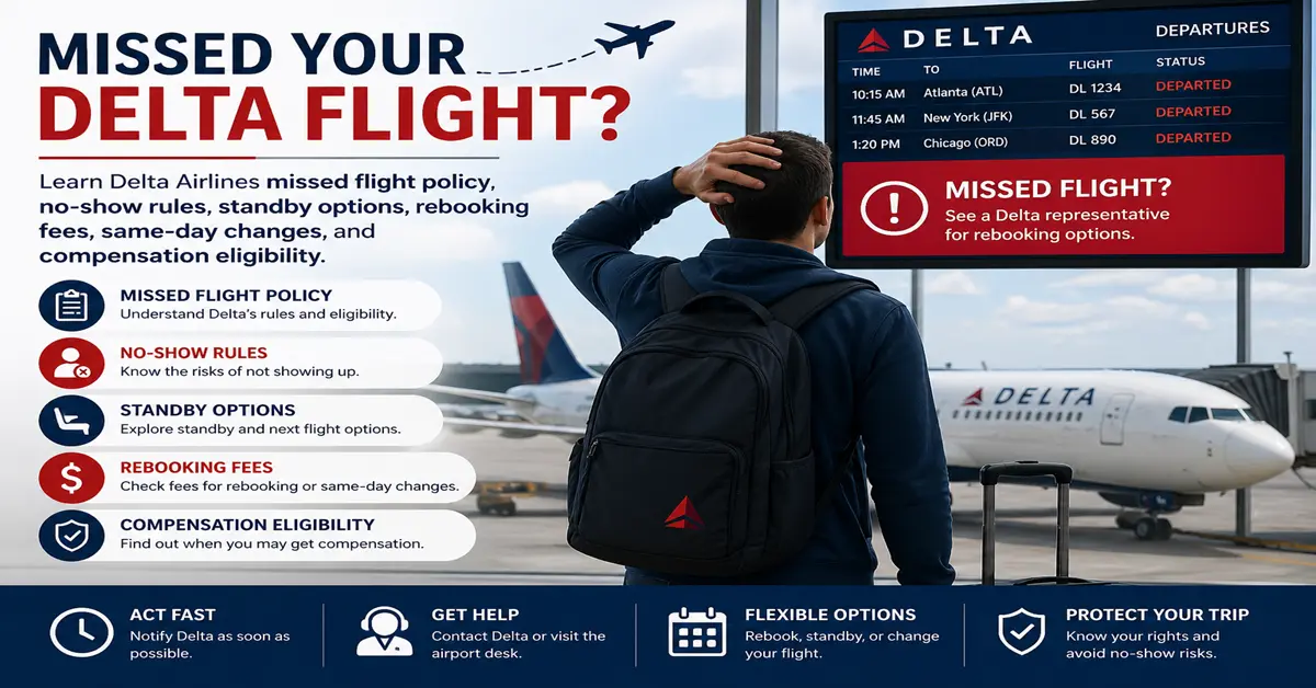 The Delta Airlines Missed Flight Policy