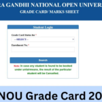 IGNOU Grade Card 2025: Check IGNOU Result June 2025 & Status Online