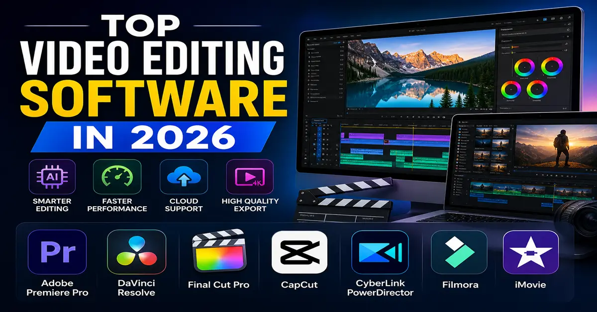 Top 7 Video Editing Software in 2026