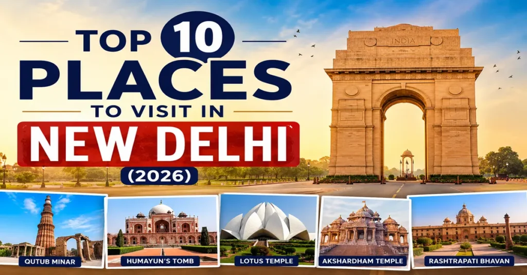 Top 10 Places to Visit in New Delhi (2026)