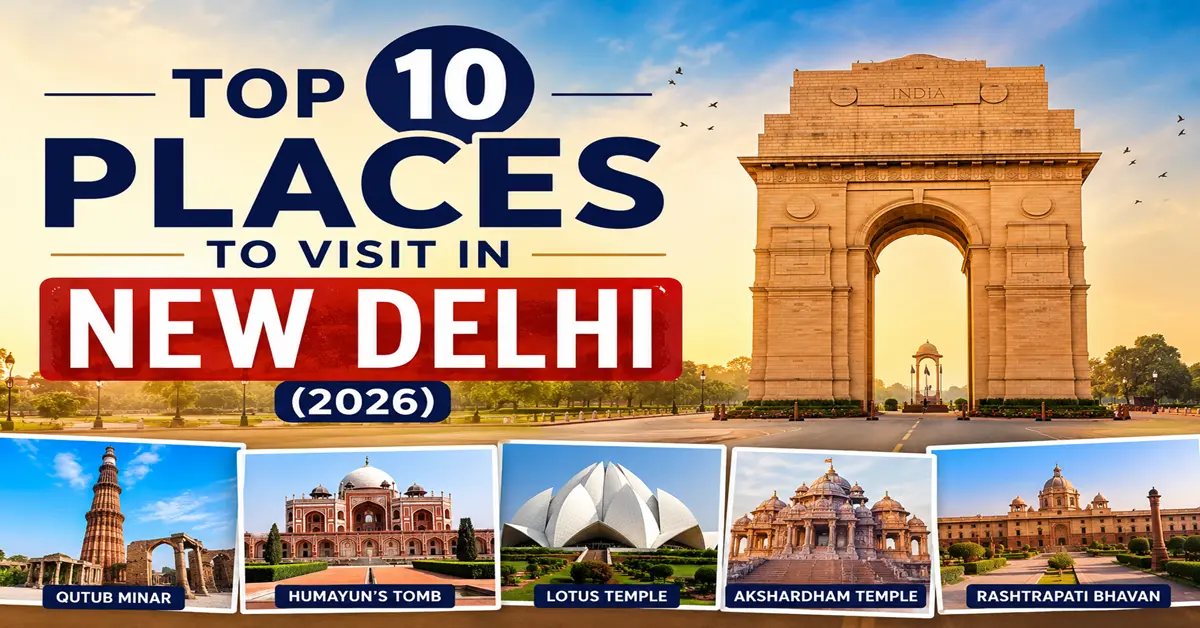 Top 10 Places to Visit in New Delhi (2026)