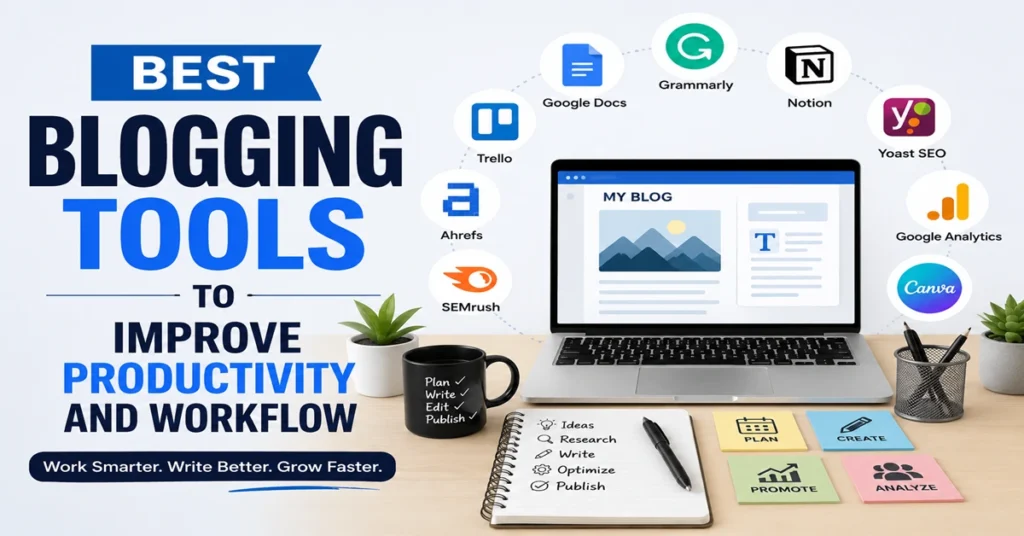 Best Blogging Tools to Improve Productivity and Workflow